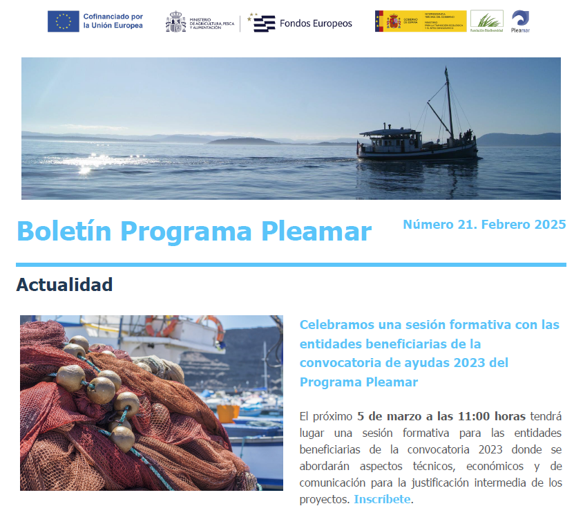 Boletín Programa Pleamar n.º 21